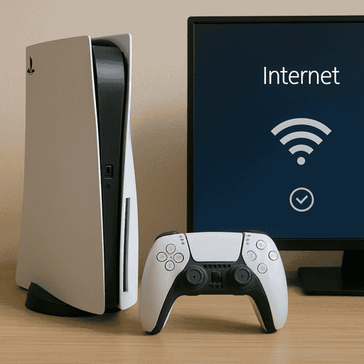 comment aller sur internet avec la ps5 ?